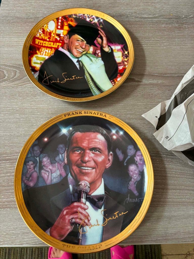 Frank Sinatra, 2 prachtige plates van The Voice. 30 per stuk, Verzamelen, Ophalen of Verzenden, Nieuw, Overige typen