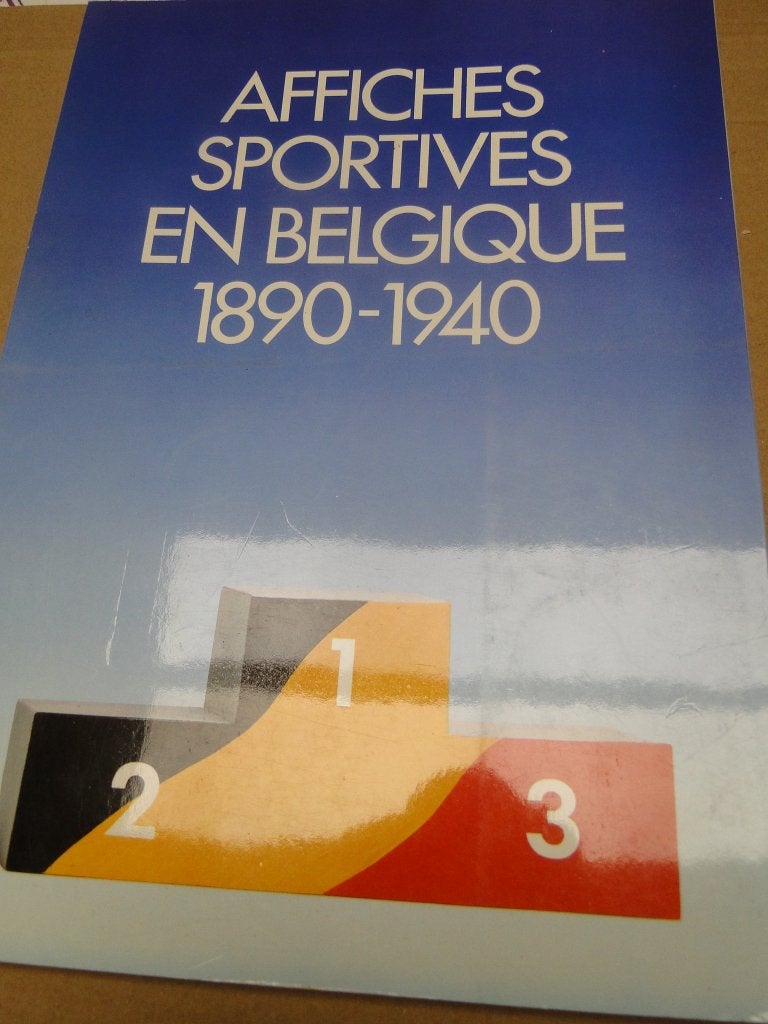 Affiches sportives en Belgique 1890-1940, Verzenden, Zo goed als nieuw
