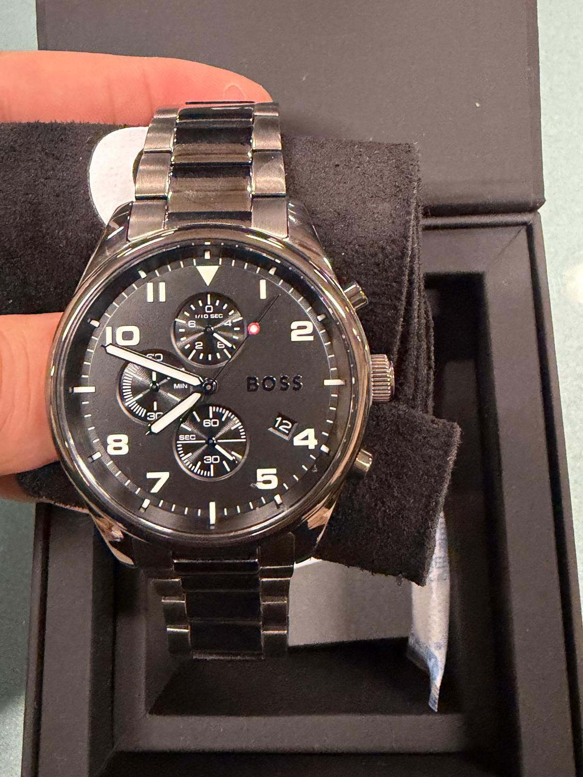 BOSS Horloge, Handtassen en Accessoires, Overige materialen, Polshorloge, Overige materialen, Nieuw