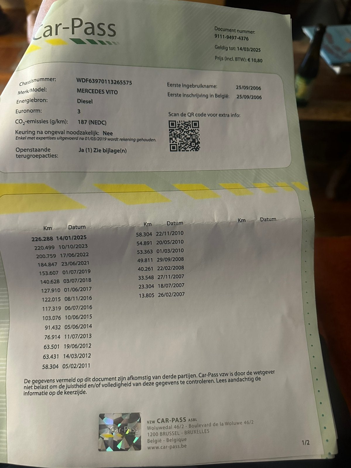Mercedes Vito, Cuir, Achat, 2 places, Boîte manuelle