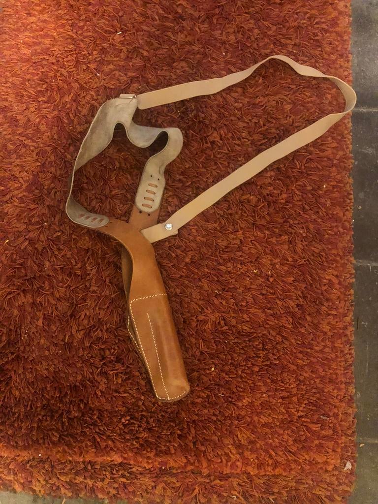 Leder Schouderholster, Verzamelen, Ophalen, Rijkswacht