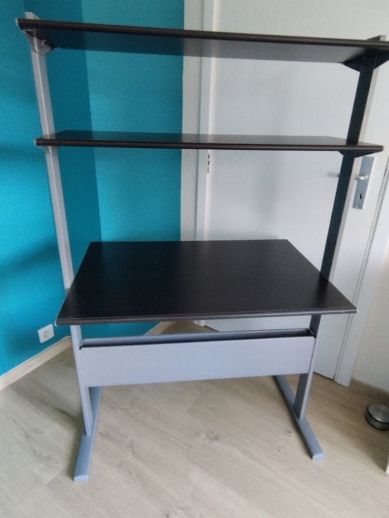 Bureau, Huis en Inrichting, Bureaus, Ophalen, Zwart, Gebruikt, Schoolbureau