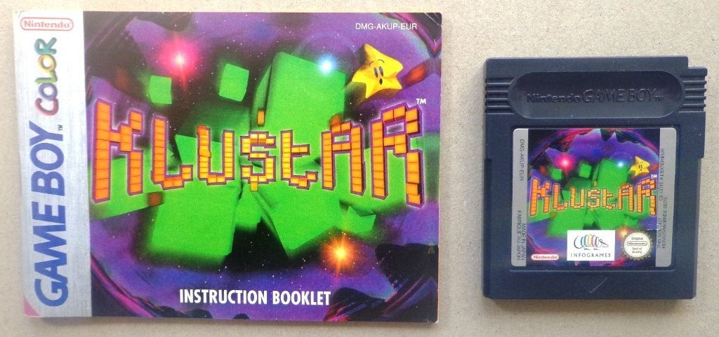 Klustar voor de Gameboy Color en Advance + boekje, Games en Spelcomputers, Games | Nintendo Game Boy, Ophalen of Verzenden, Gebruikt