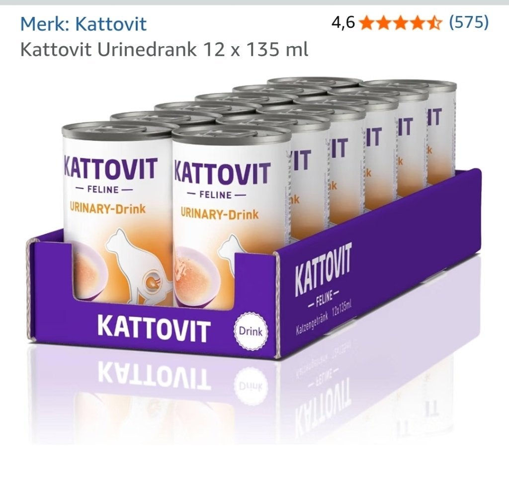 Kattovit urinary drink GRATIS, Ophalen, Kat