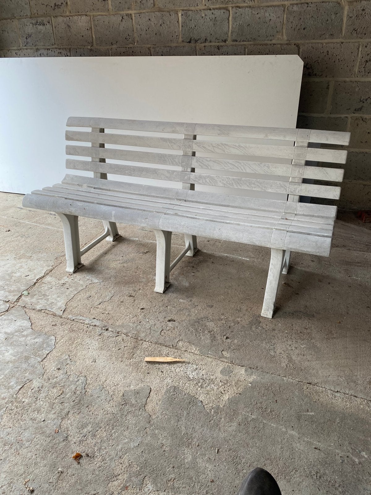 Banc de jardin en PVC, Enlèvement ou Envoi, Comme neuf