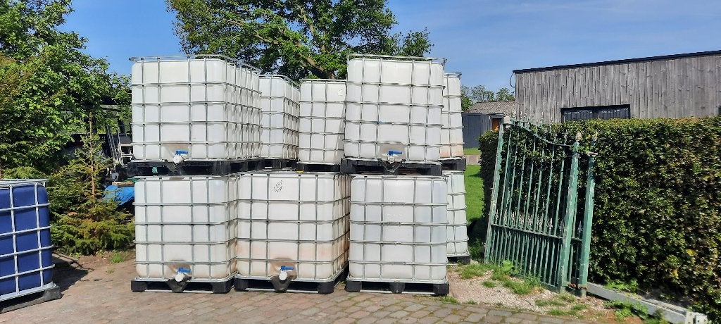 watertanks 1050 liter op pallet (ibc) proper, Ophalen, Kunststof, Met kraantje, 150 liter of meer