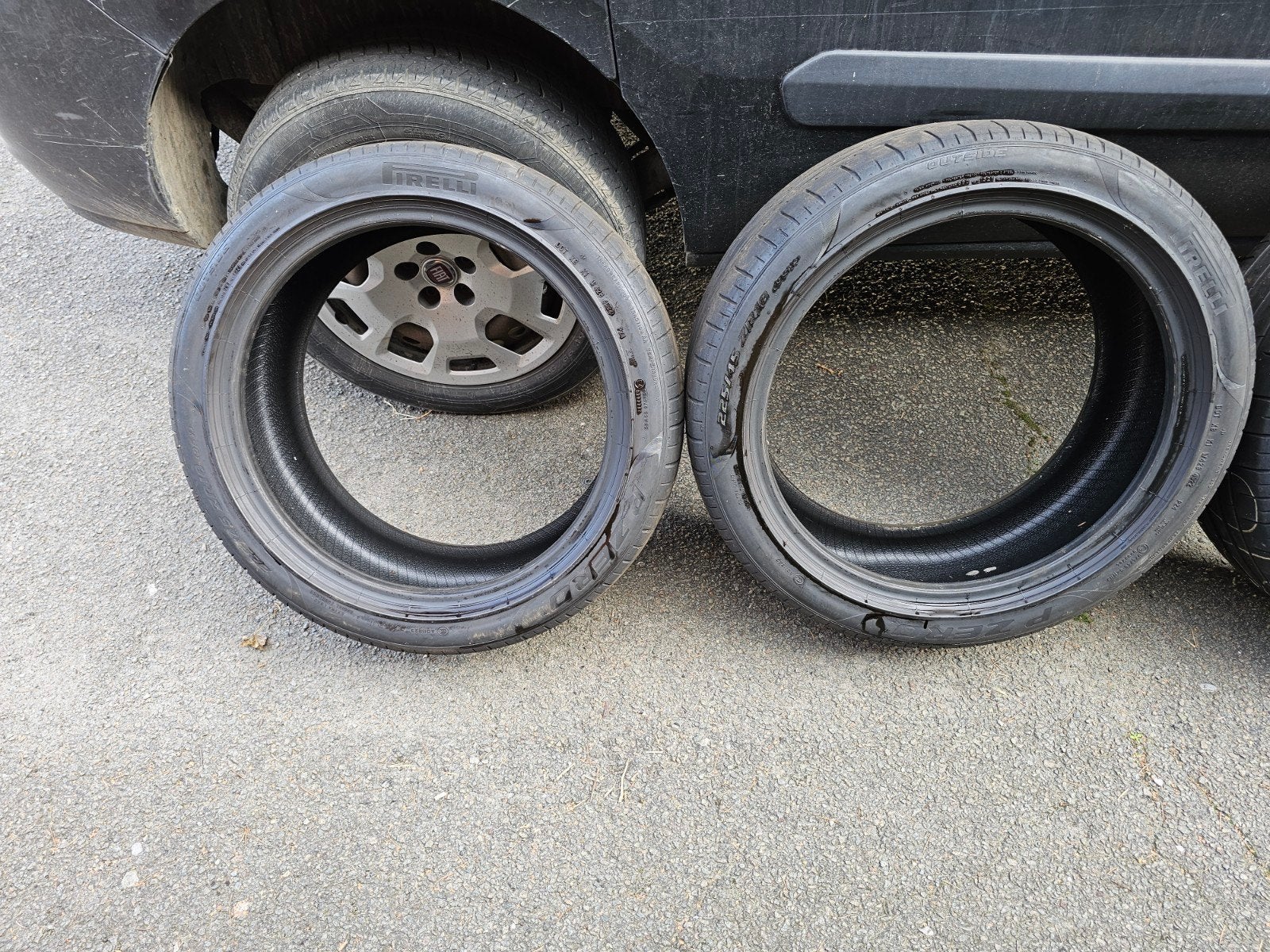 4 pneus d'été Pirelli P Zero 225 45 18, Enlèvement, Utilisé