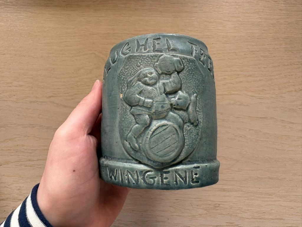 Drinkbeker Breughelfeesten Wingene, Verzamelen, Ophalen, Zo goed als nieuw, Overige typen