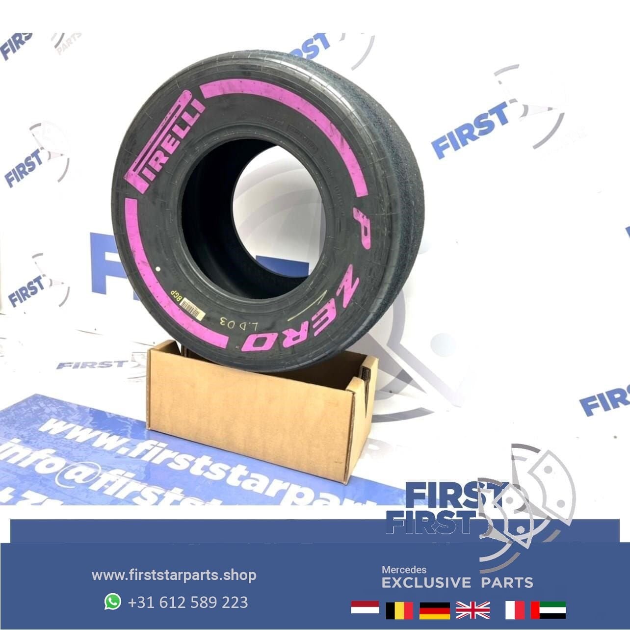 ORIGINELE FORMULE 1 Pirelli P ZERO BAND F1 SLICK PAARS ULTRA, -, Utilisé, -, -