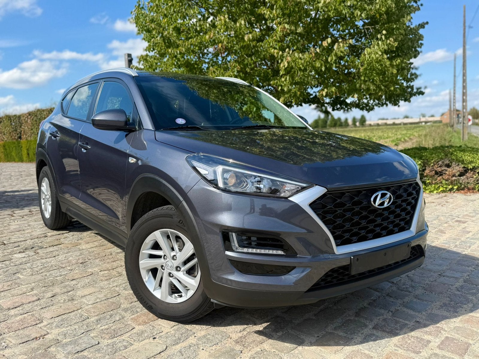 Hyundai Tucson 1.6 Benzine /Euro 6d, Autos, Hyundai, Argent ou Gris, Achat, Euro 6, Boîte manuelle