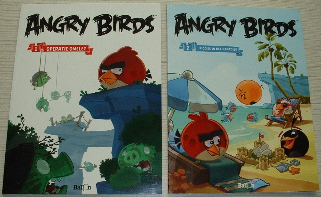 complete reeks angry birds 1-2-3-4-5, Série complète ou Série, Enlèvement ou Envoi