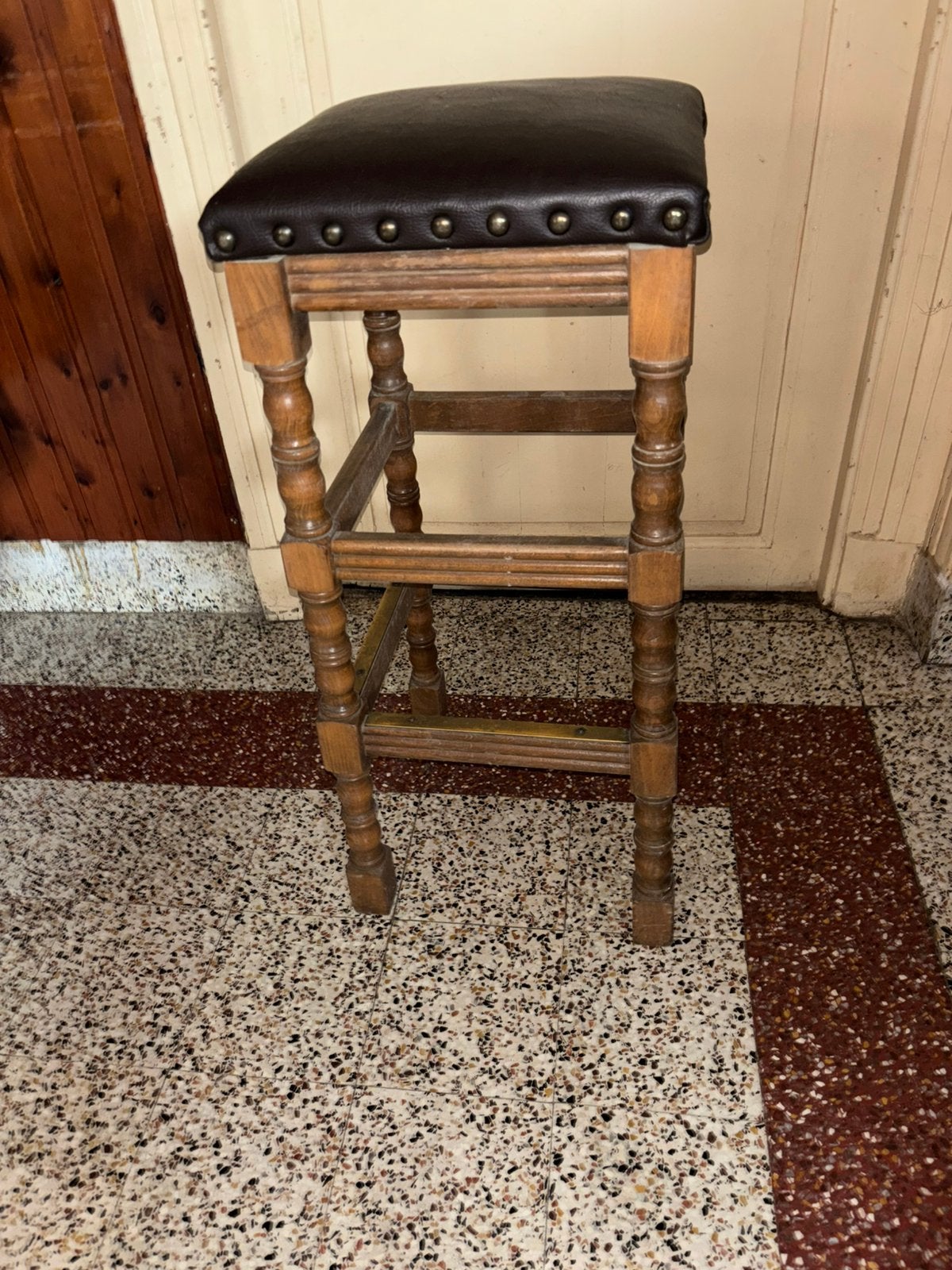 5 Tabourets de bar, Enlèvement, Utilisé, Bois