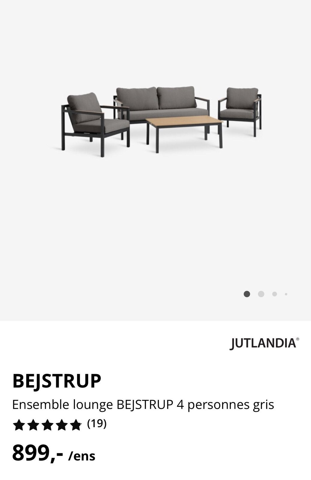 Lounge jardin neuf, Jardin & Terrasse, Bancs de jardin, Enlèvement, Comme neuf, Aluminium