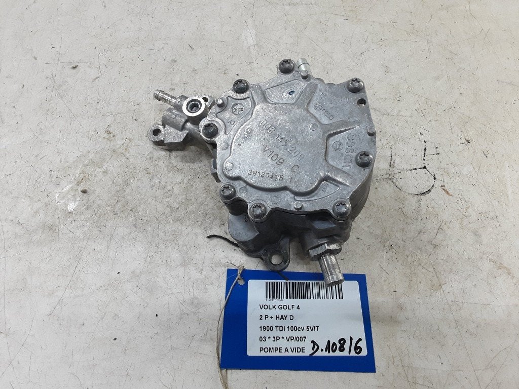 VACUUM POMPE Volkswagen Golf IV (1J1) (038145209), Volkswagen, Volkswagen AG, Utilisé, Kundenbetreuung@volkswagen.de