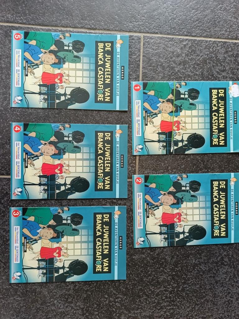 Livre Tintin pour collectionneurs, Enlèvement