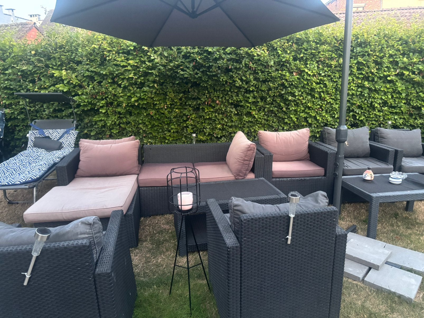 Loungeset, Enlèvement, Comme neuf, Sets de jardin