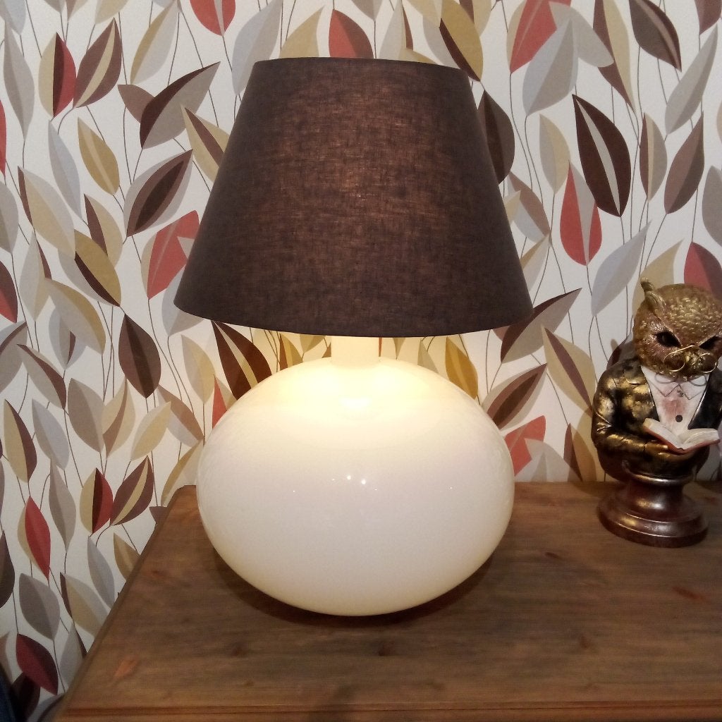 XL Tafellamp wit opaalglas Anne Nilsson, Wit, Ophalen, IKEA, Vintage