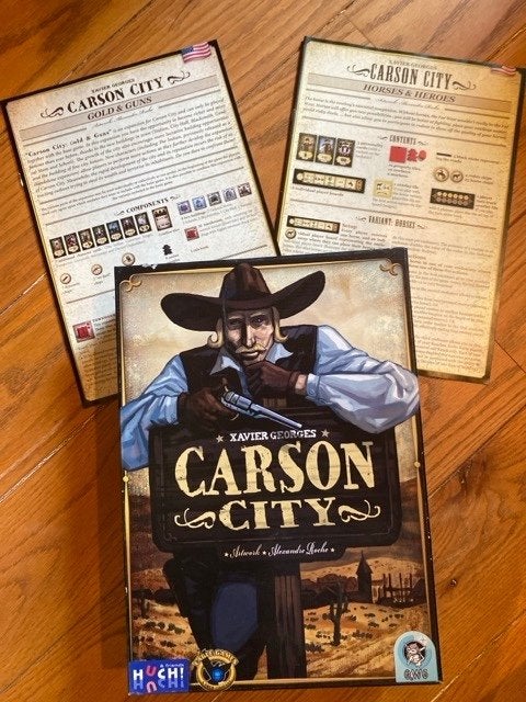 CARSON CITY + LES 2 EXTENSIONS superbe jeu de stratégie, Envoi