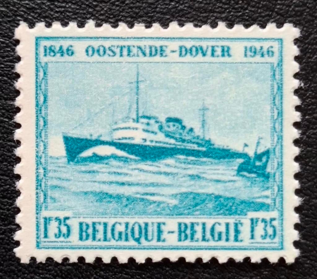 Belgique : COB 725a ** Malle Ostende-Dover 1946., Neuf, Enlèvement ou Envoi, Non oblitéré, Gomme originale