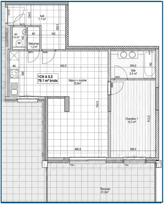 Appartement à Louer (proche Meiser), 50 m² ou plus, Bruxelles