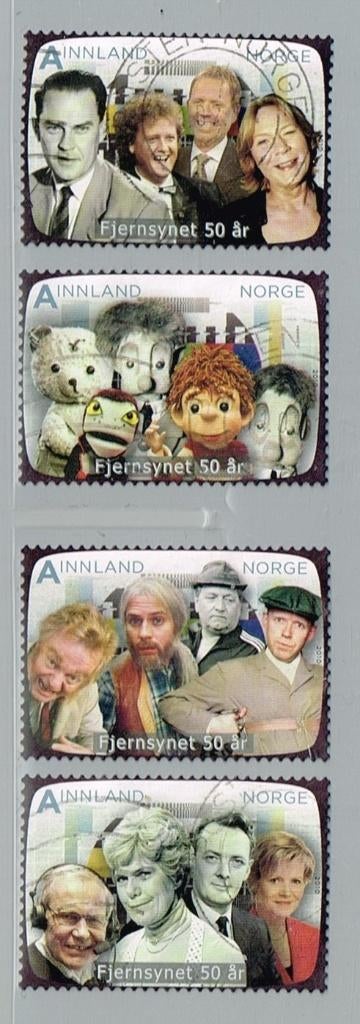 Postzegels uit Noorwegen - K 5416 - televisie, Verzenden, Noorwegen, Gestempeld