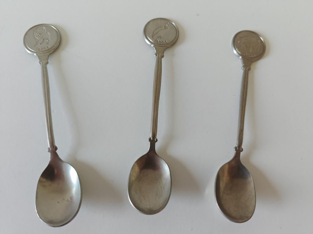Drie verzilverde lepeltjes Heideland collectie, Ophalen