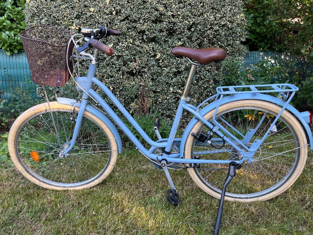Meisjesfiets ELOPS tiener, Gebruikt, B-twin decathlon, Handrem, Trommelrem