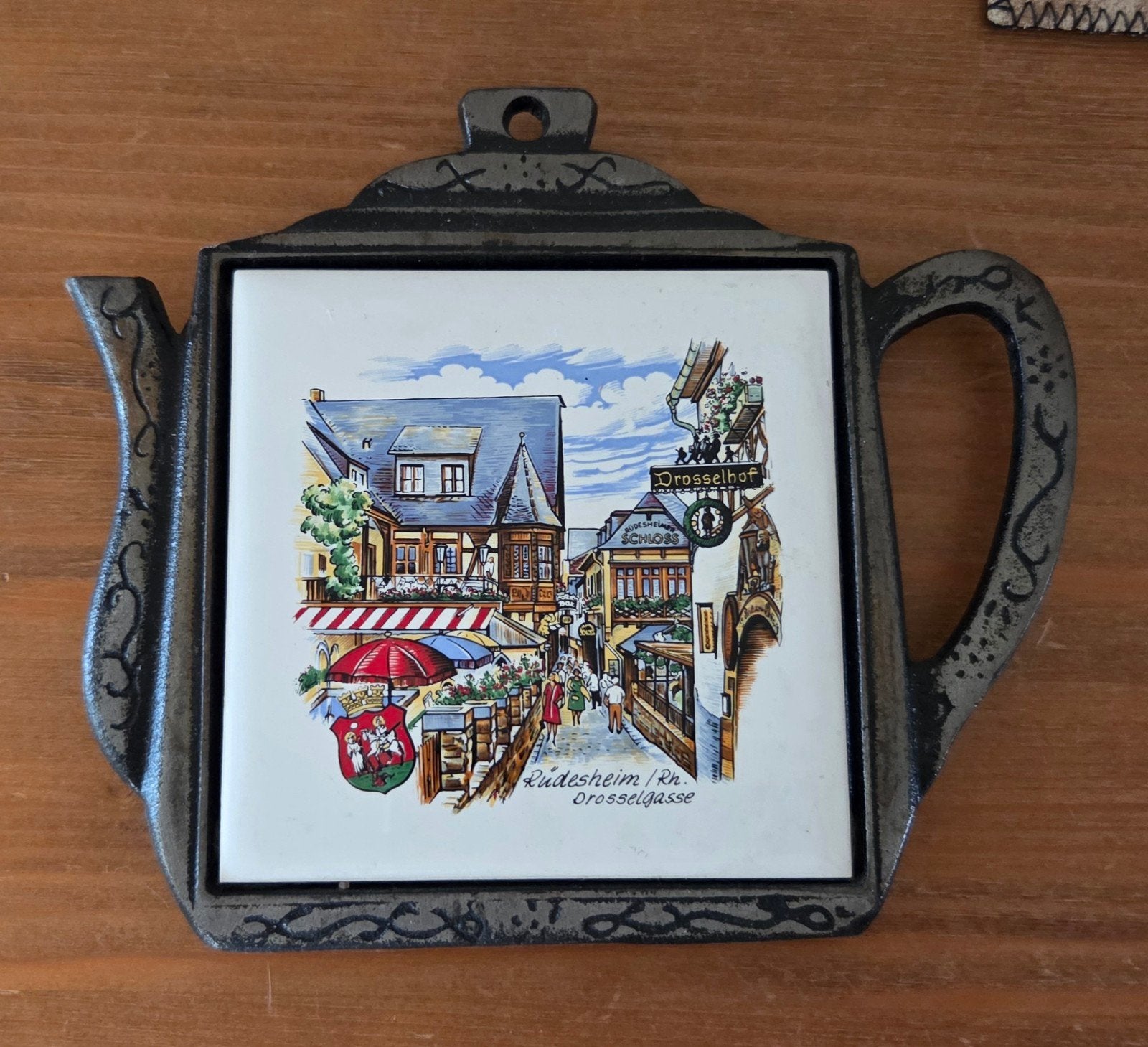 Dessous de plat vintage céramique/fonte Villeroy & Boch, Maison & Meubles, Enlèvement ou Envoi, Dessous de plat
