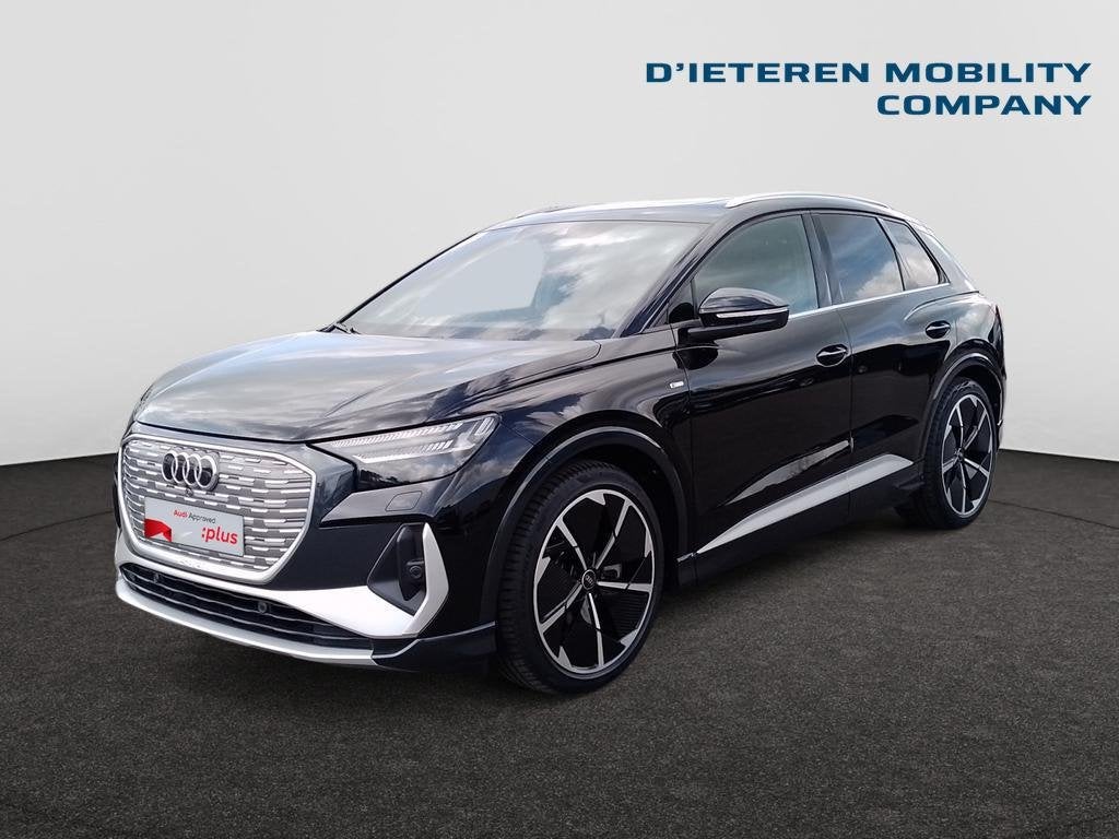 Audi Q4 e-tron Q4 e-Tron 82 kWh 50 Quattro S line, Auto's, Automaat, Overige modellen, Zwart, Elektrisch
