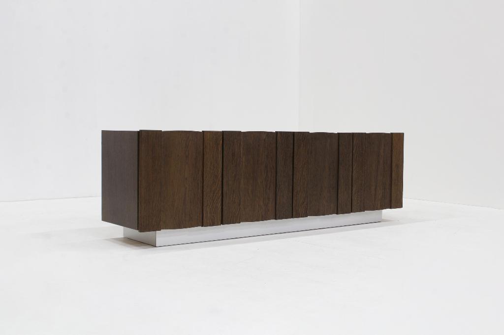 Vintage Brutalist Sideboard 1970s, Ophalen of Verzenden