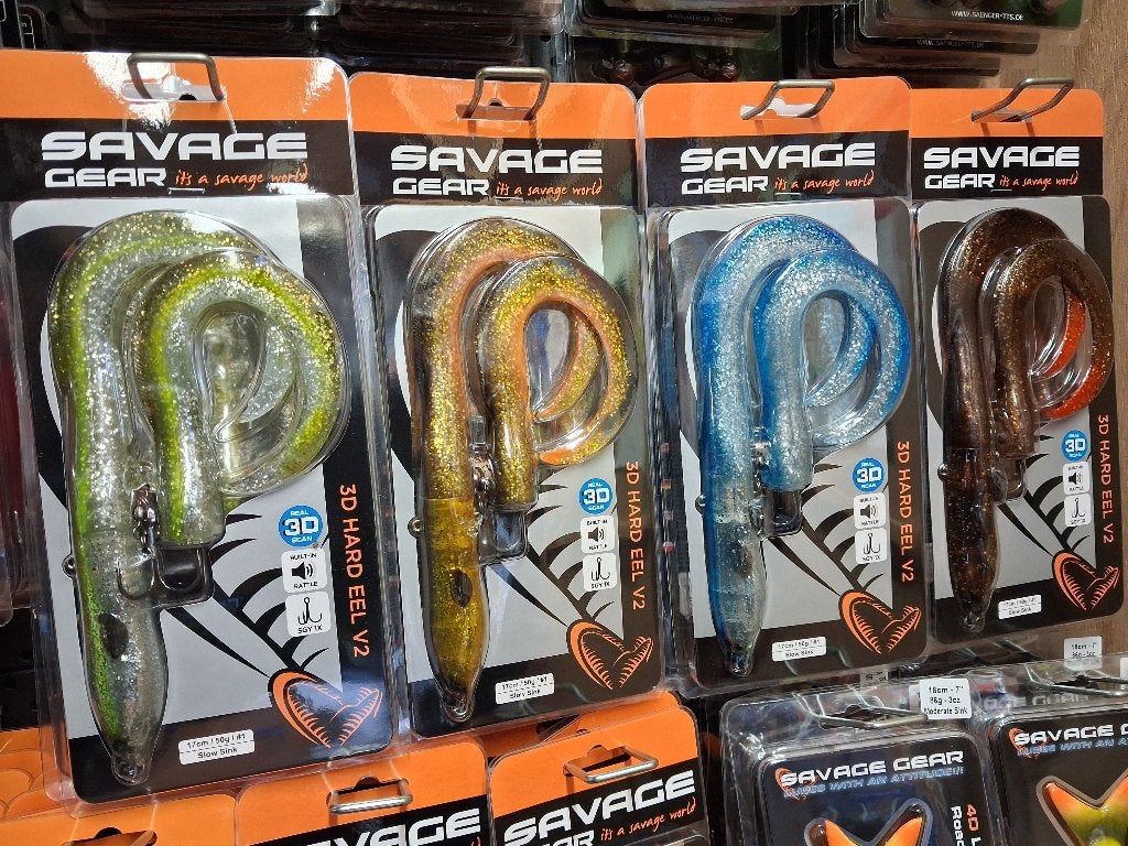 4x Hard Eel V2 (Savage Gear kunstaas) slechts €45, Sports nautiques & Bateaux, Pêche à la ligne | Poissons prédateurs, Neuf, Autres types