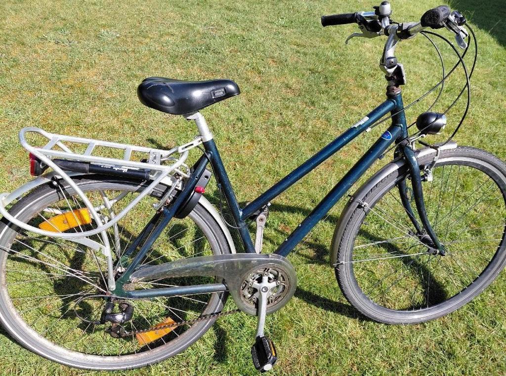 Damesfiets Oxford, Fietsen en Brommers, Fietsen | Dames | Damesfietsen, Gebruikt, Velgrem, Versnellingen, 50 tot 53 cm