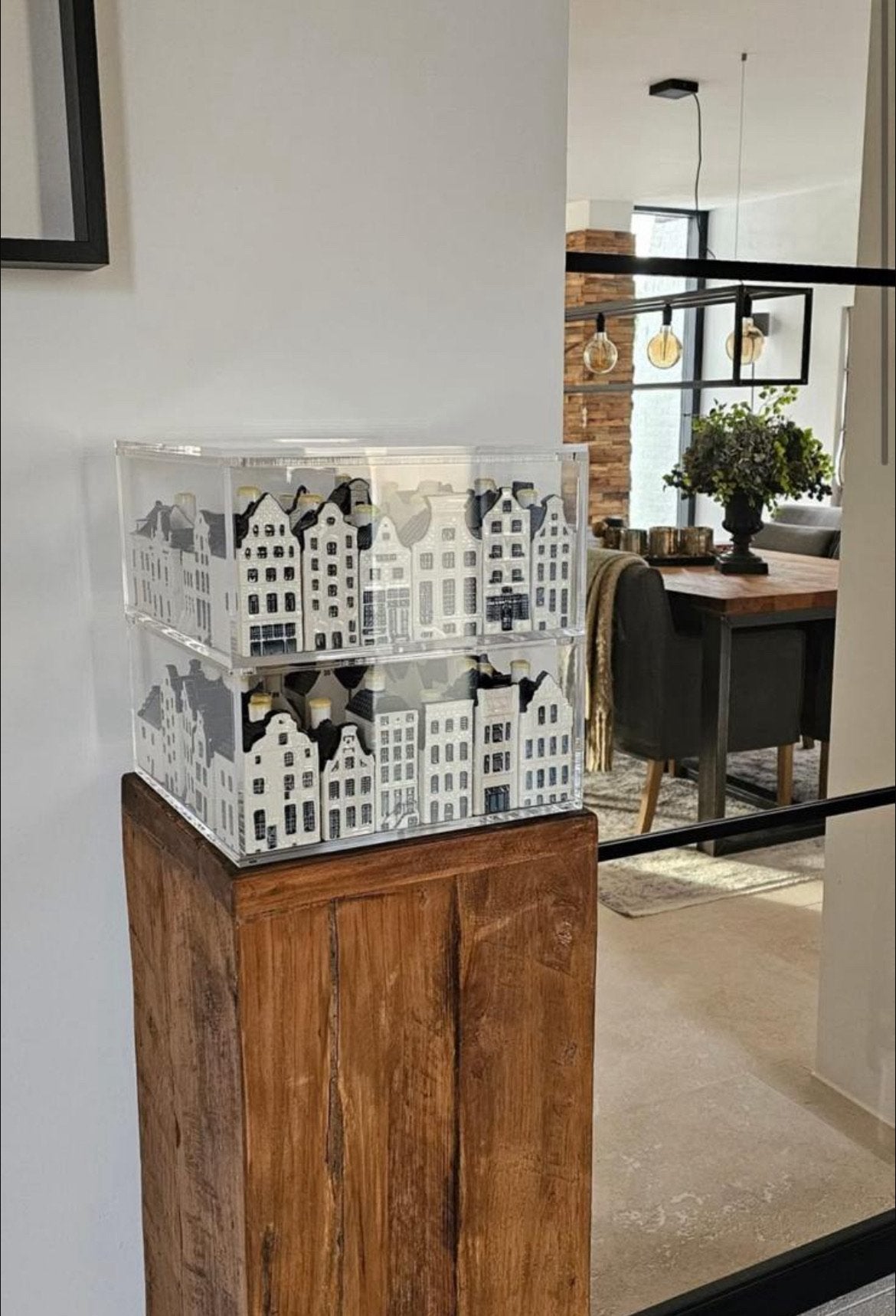 KLM Huisjes Display Case – CUBE Edition, Ophalen of Verzenden, Zo goed als nieuw
