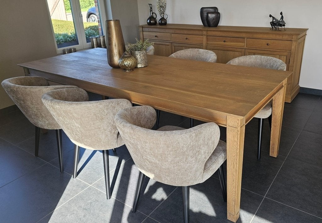 Massief eiken meubelen Landelijke stijl, Huis en Inrichting, Ophalen, Zo goed als nieuw, Landelijk / massief eiken / eigentijds