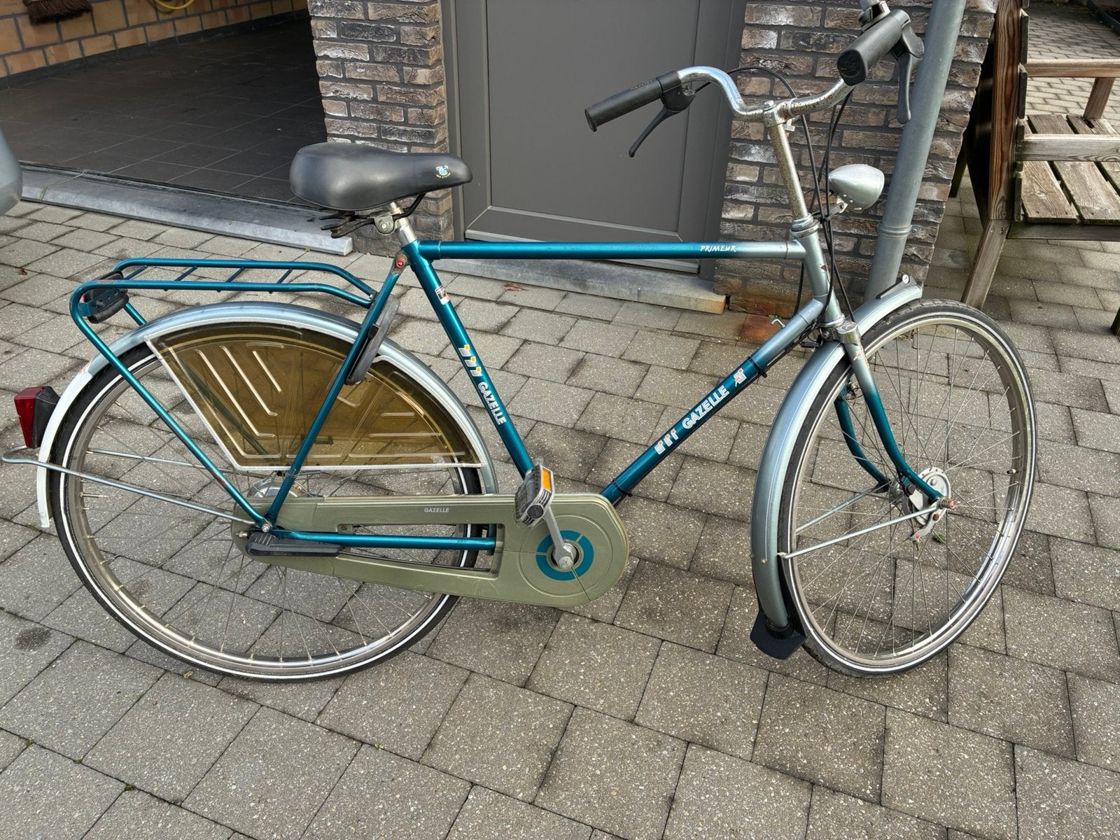 Herenfiets gazelle, Enlèvement, Frein à tambour