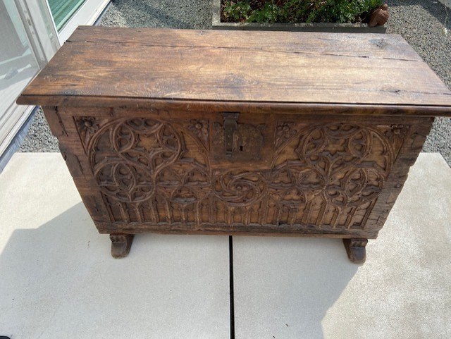 Decoratieve opbergkoffer, Enlèvement, Utilisé, Classique, Bois