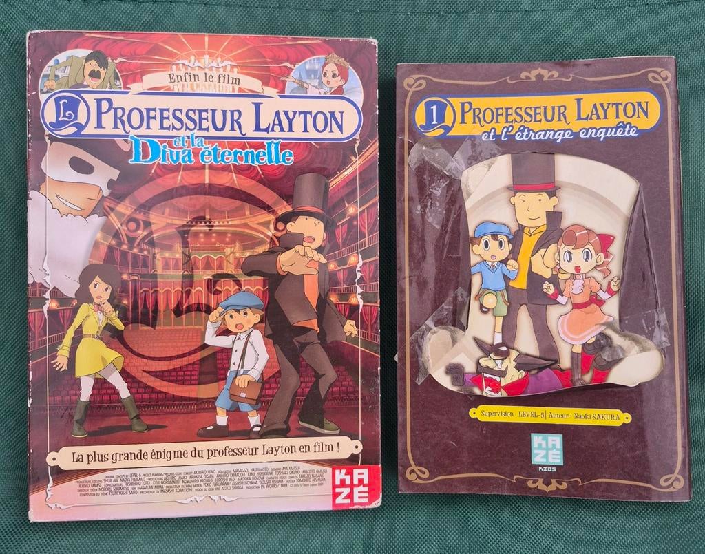 Professor Layton DVD + boek, Ophalen of Verzenden, Film, Boxset