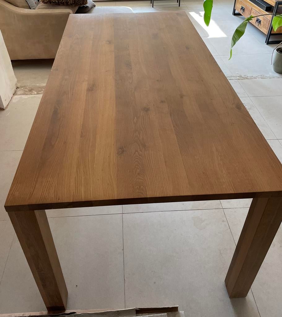 Eiken tafel 180 x 90cm, Ophalen, Zo goed als nieuw