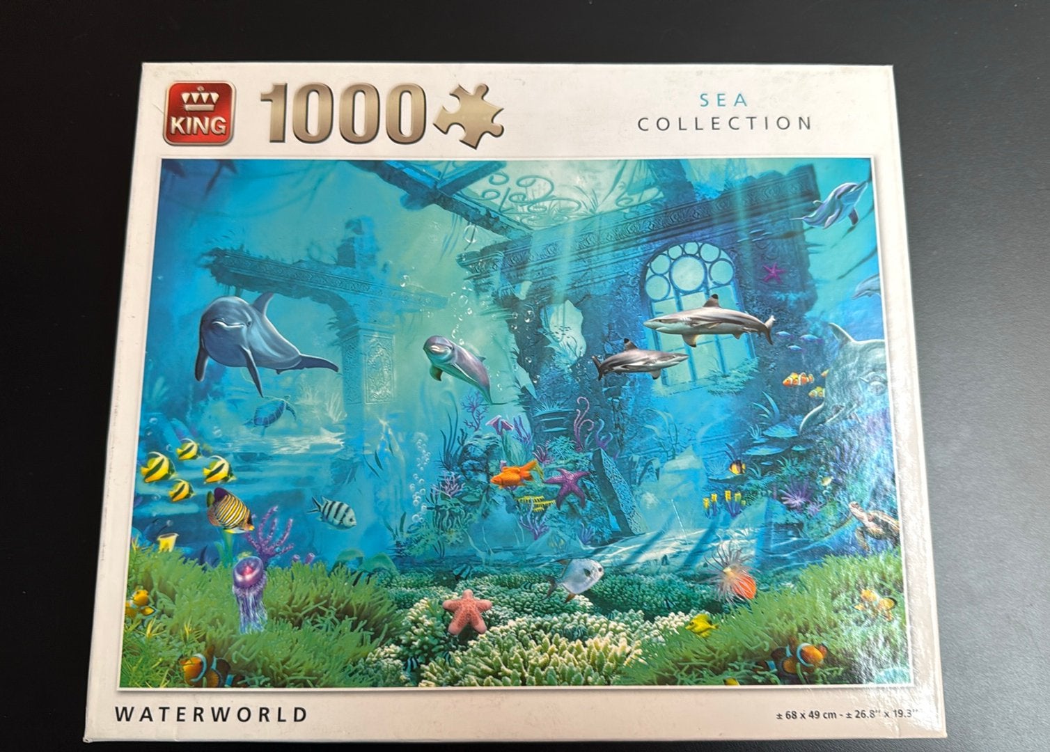 Puzzel waterworld - 1000 stukken, Hobby en Vrije tijd, Denksport en Puzzels, Verzenden, Zo goed als nieuw