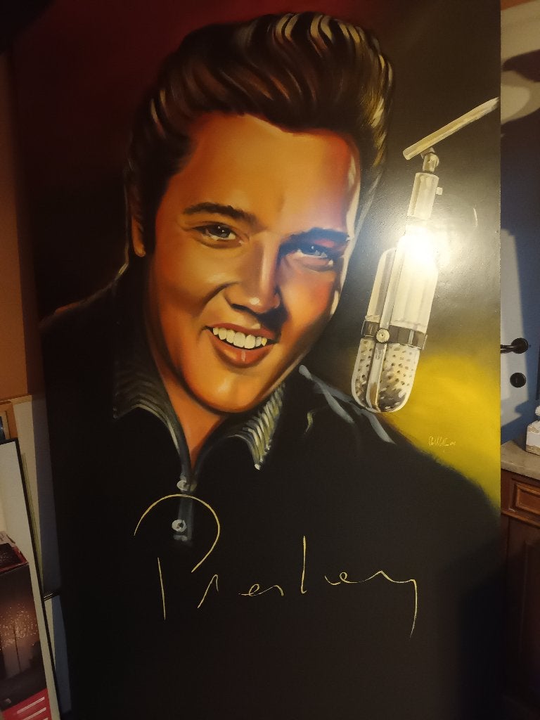 Schilderij Elvis presley kermis, Enlèvement