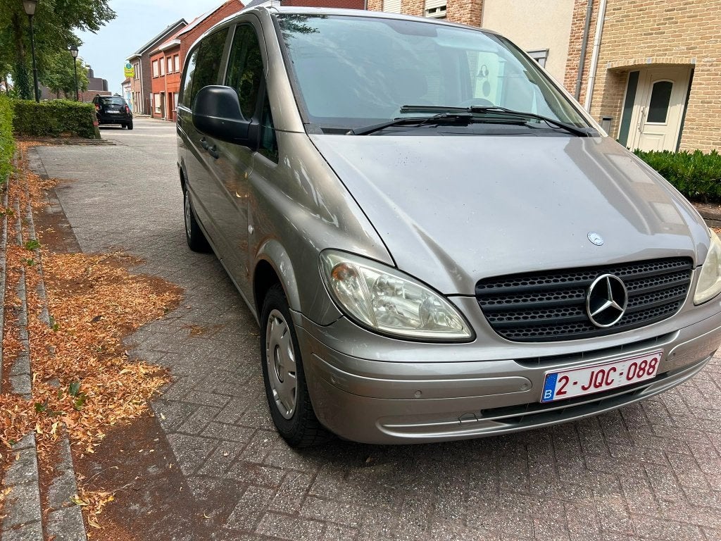 mercedes vito #dubbelcabine# bj 2009 !!automatiek!!, Auto's, Automaat, Zwart, Mercedes-Benz, Bedrijf