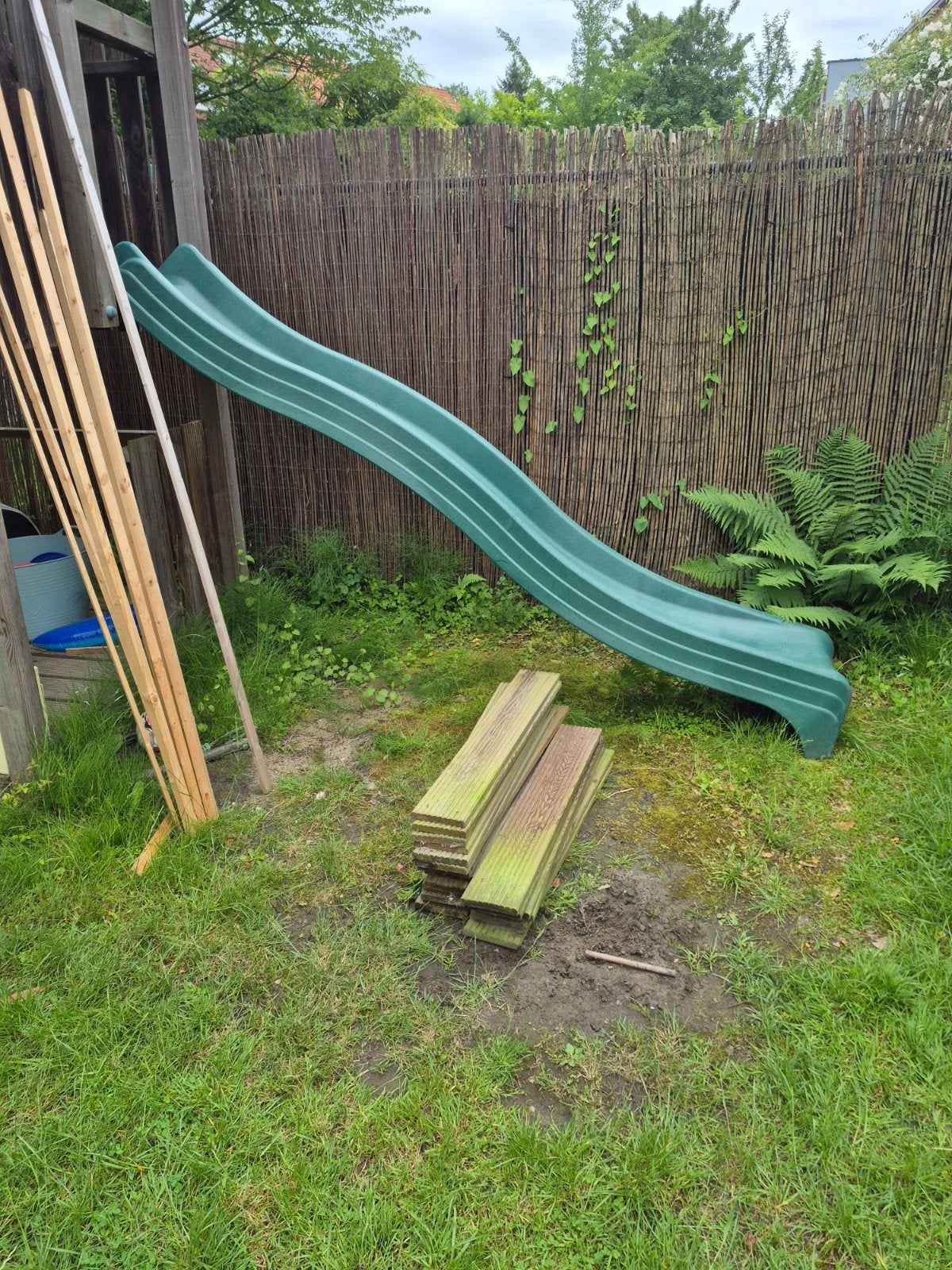 Glijbaan + bijhorende set te koop, Ophalen, Schommel