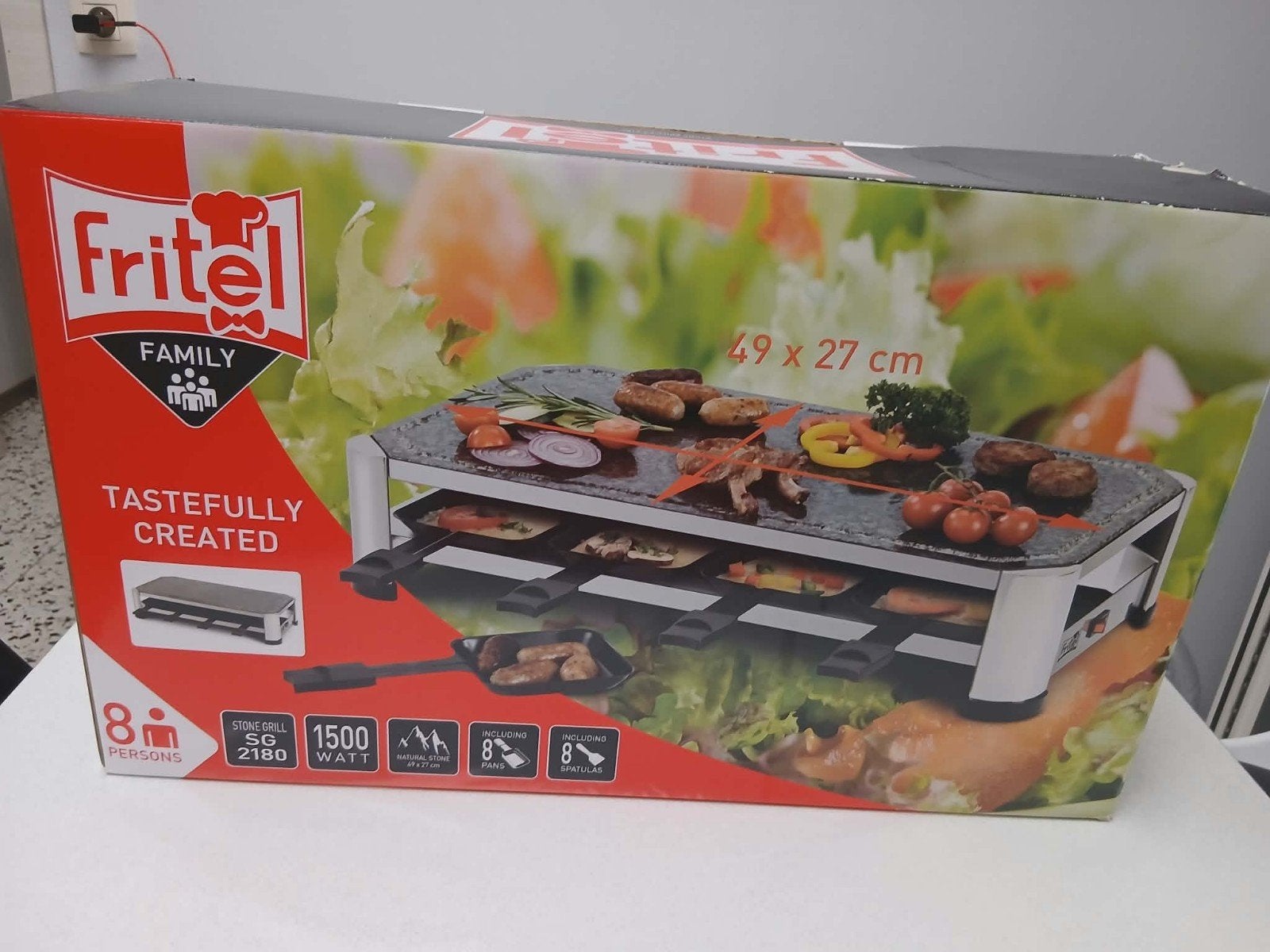 Raclette /PIERRADE Fritel SG 2180 modèle familial pour 8, Electroménager, Enlèvement