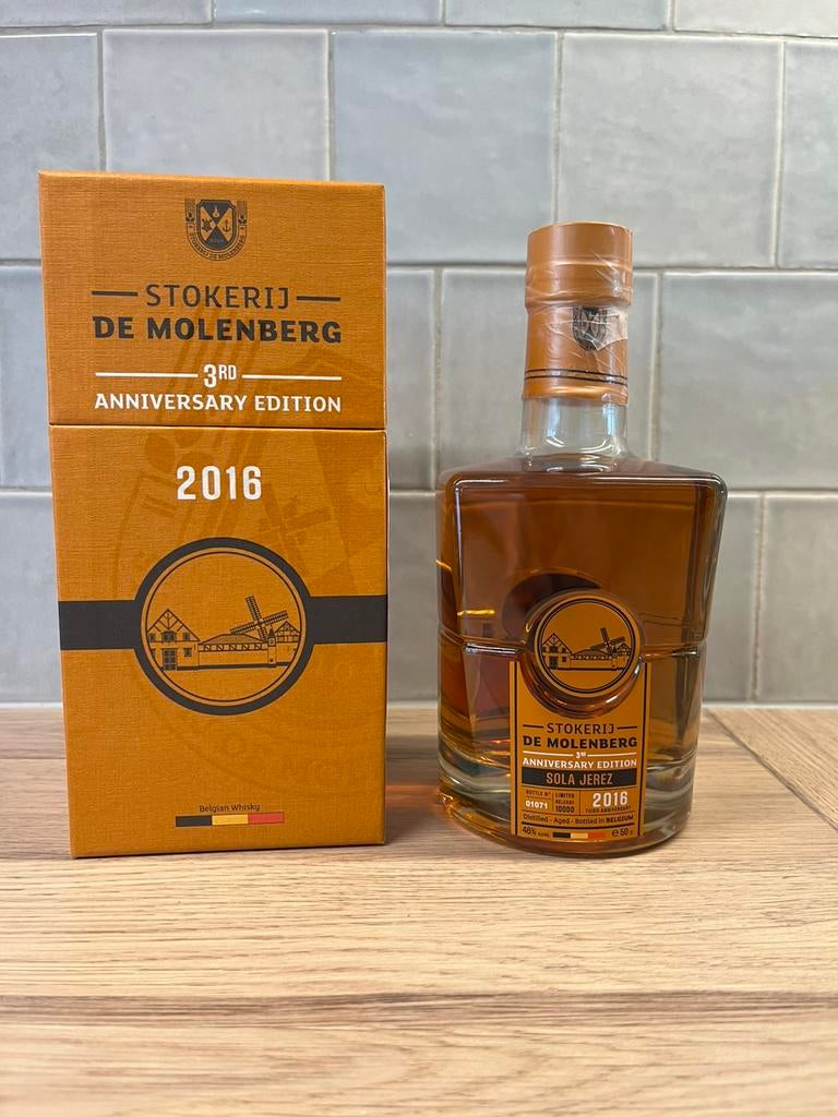 De Molenberg ‘Sola Jerez’ whisky, Verzamelen, Ophalen, Overige gebieden, Overige typen, Nieuw