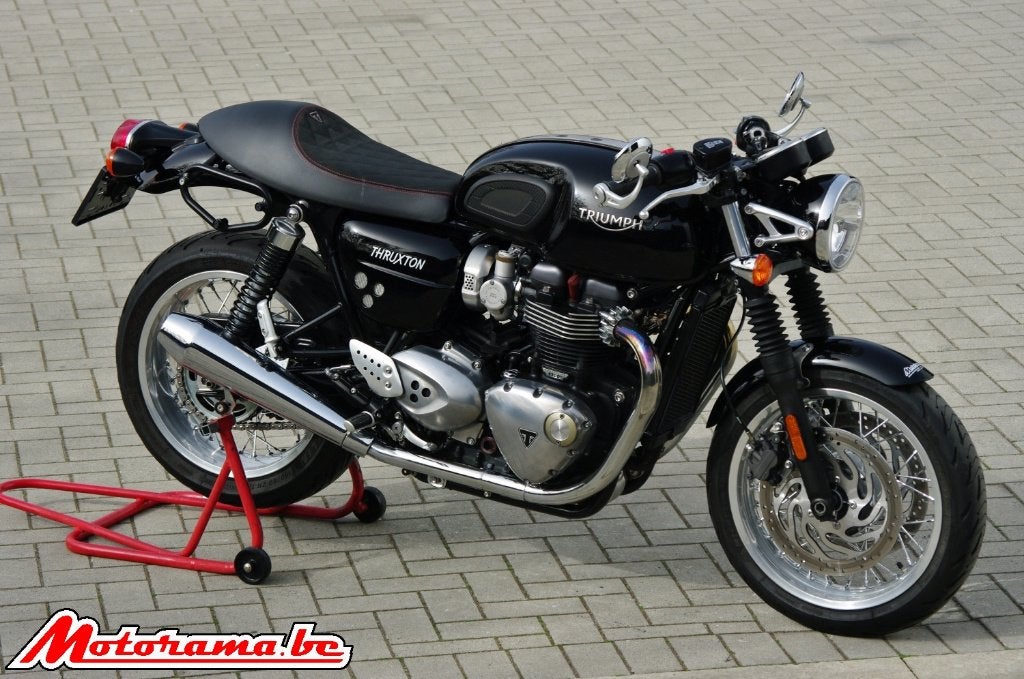 Triumph Thruxton 1200 - 2016 - 19 000 km @Motorama, Motoren, Motoren | Triumph, 2 cilinders, Occasion, Motorrijbewijs A, Bedrijf