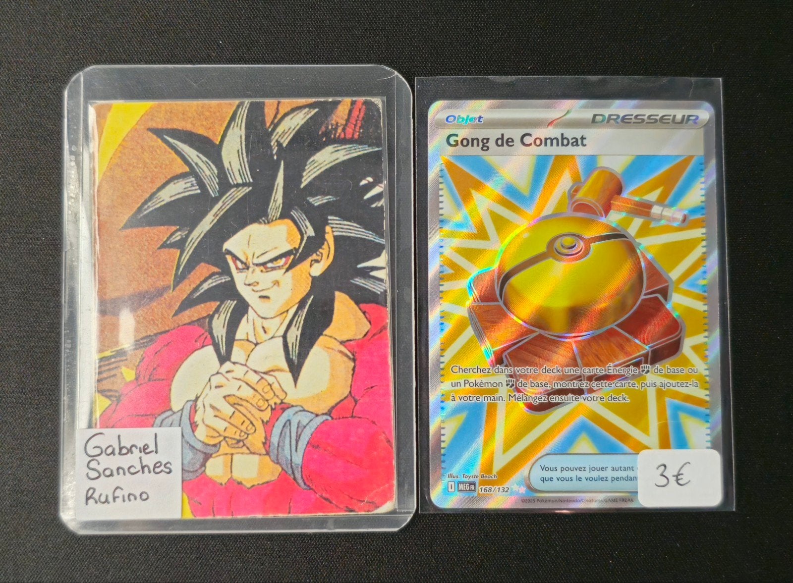 Carte Pokémon Gong de Combat 168/132 – Ultra Rare FR, Enlèvement, Neuf, Cartes en vrac, Foil