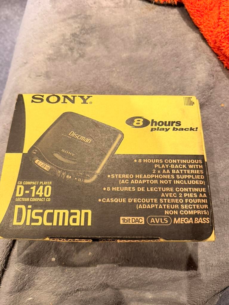 Sony discman, Ophalen of Verzenden, Discman