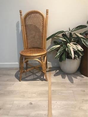 Rotan stoel, Enlèvement, Comme neuf