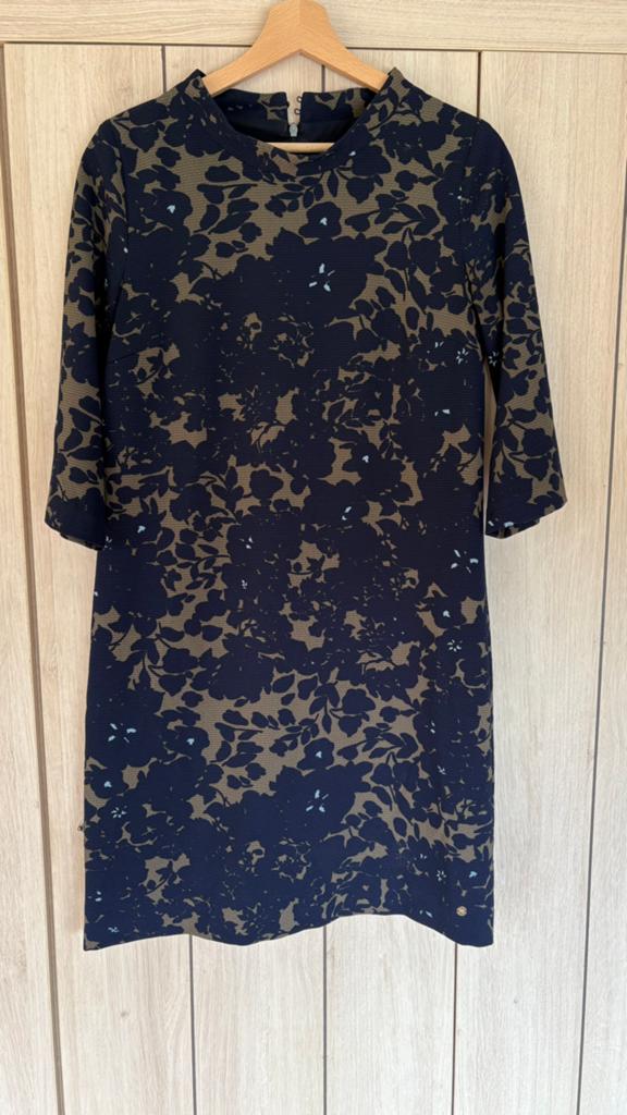 Terre Bleue jurk mt 36, Kleding | Dames, Jurken, Ophalen of Verzenden, Zo goed als nieuw, Maat 36 (S), Blauw