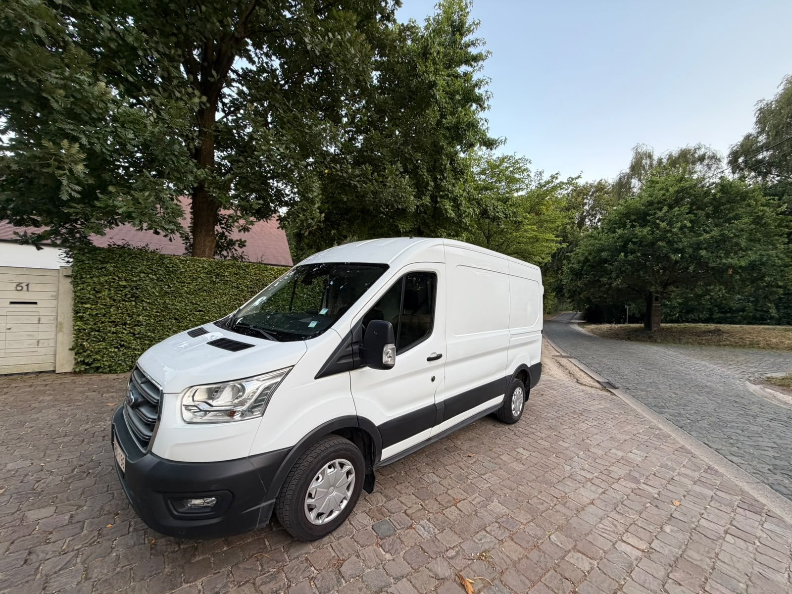 Ford transit 99dkm met zetelverwarming en kasten!, Autos, Cuir, Achat, Euro 6, Boîte manuelle